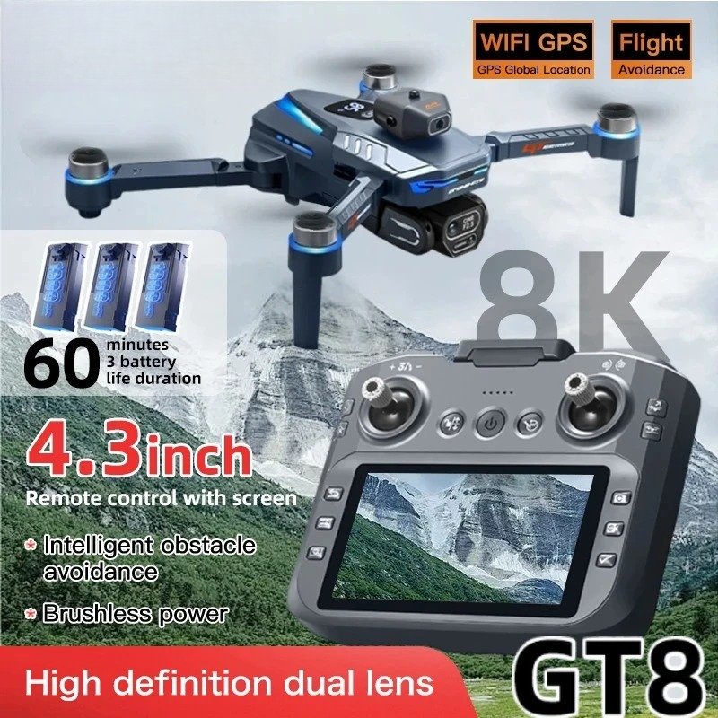 Drone Multispectral - Oryginalny dron GT8 8K Profesjonalny z