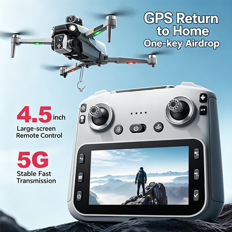 Drone Multispectral - Dron K19 MAX GPS z kamerą
