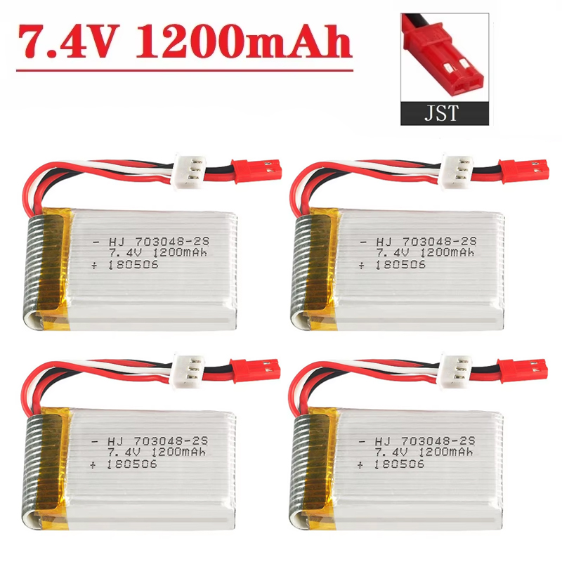 Eachine Drone E010 - Bateria Lipo 2S 7,4 V 1200