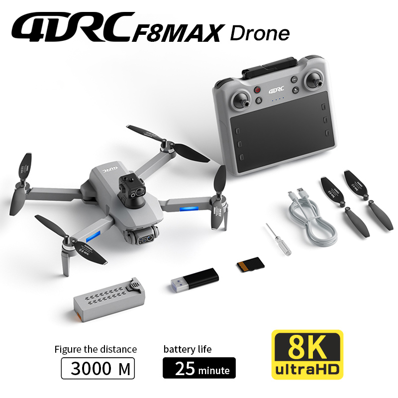 Drone Surveying - Dron F8 MAX GPS Profesjonalny z