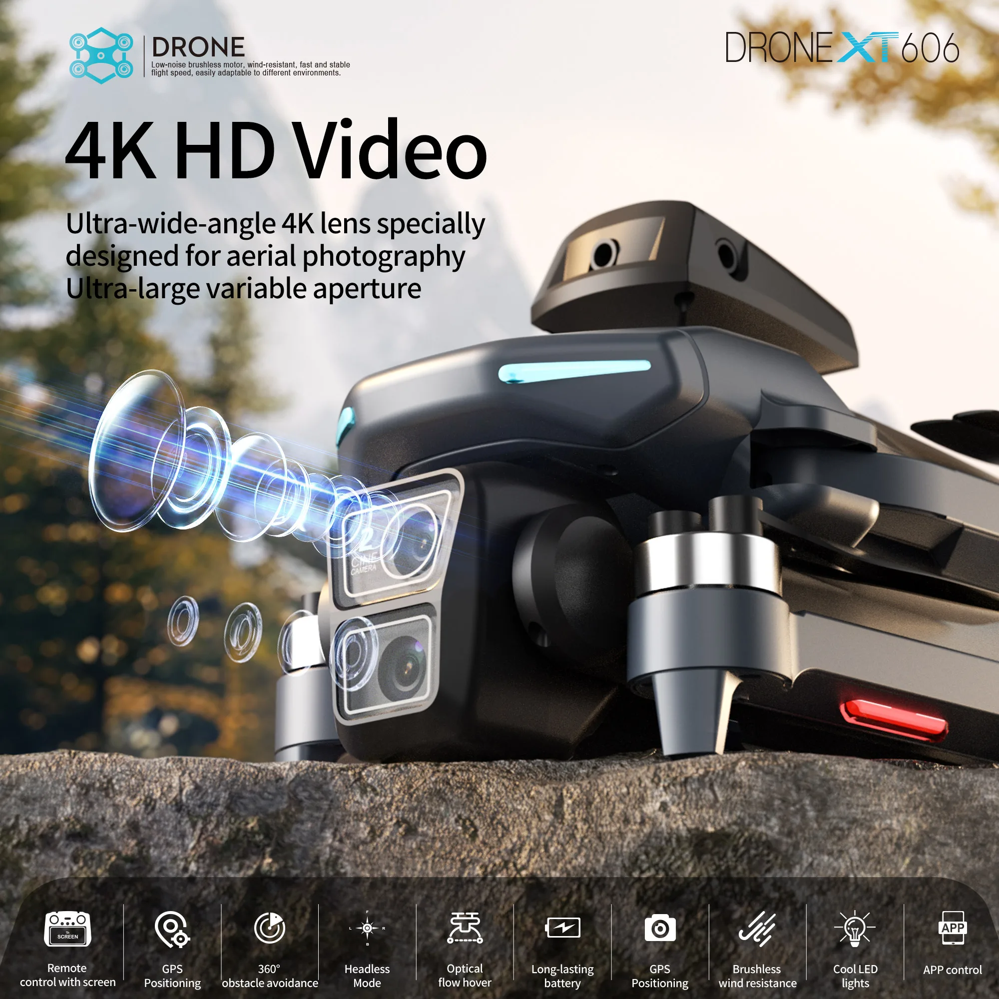 Oryginalny dron XT606 Professi – Drone Multispectral recenzja i cena