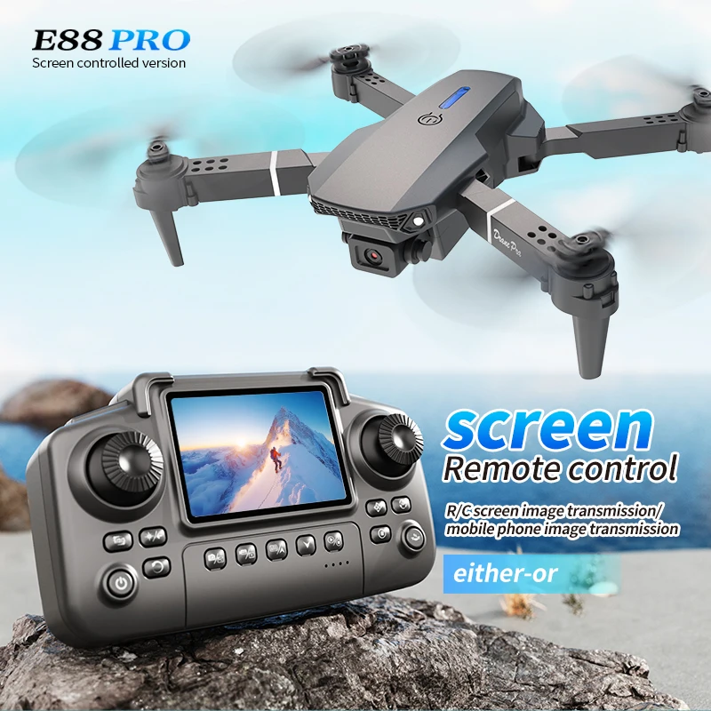 Profesjonalny dron E88 PRO z e – Drone Surveying recenzja i cena