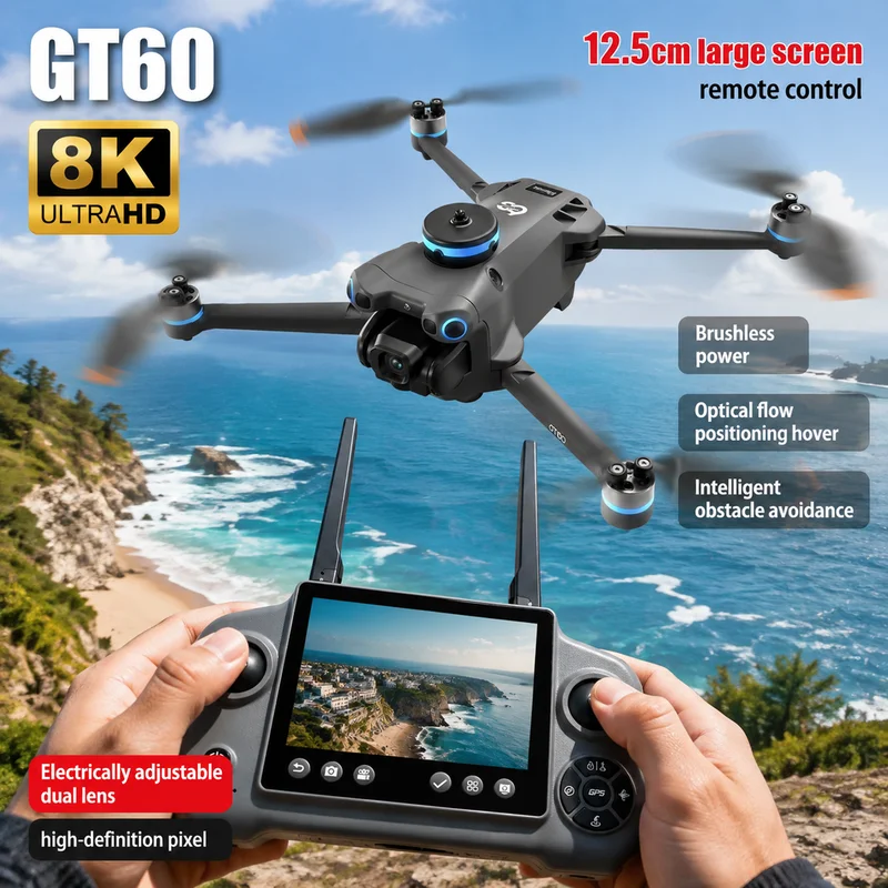 NOWY MINIDRON GT60 Z PODWÓJNYM – Drone Video Production recenzja i cena