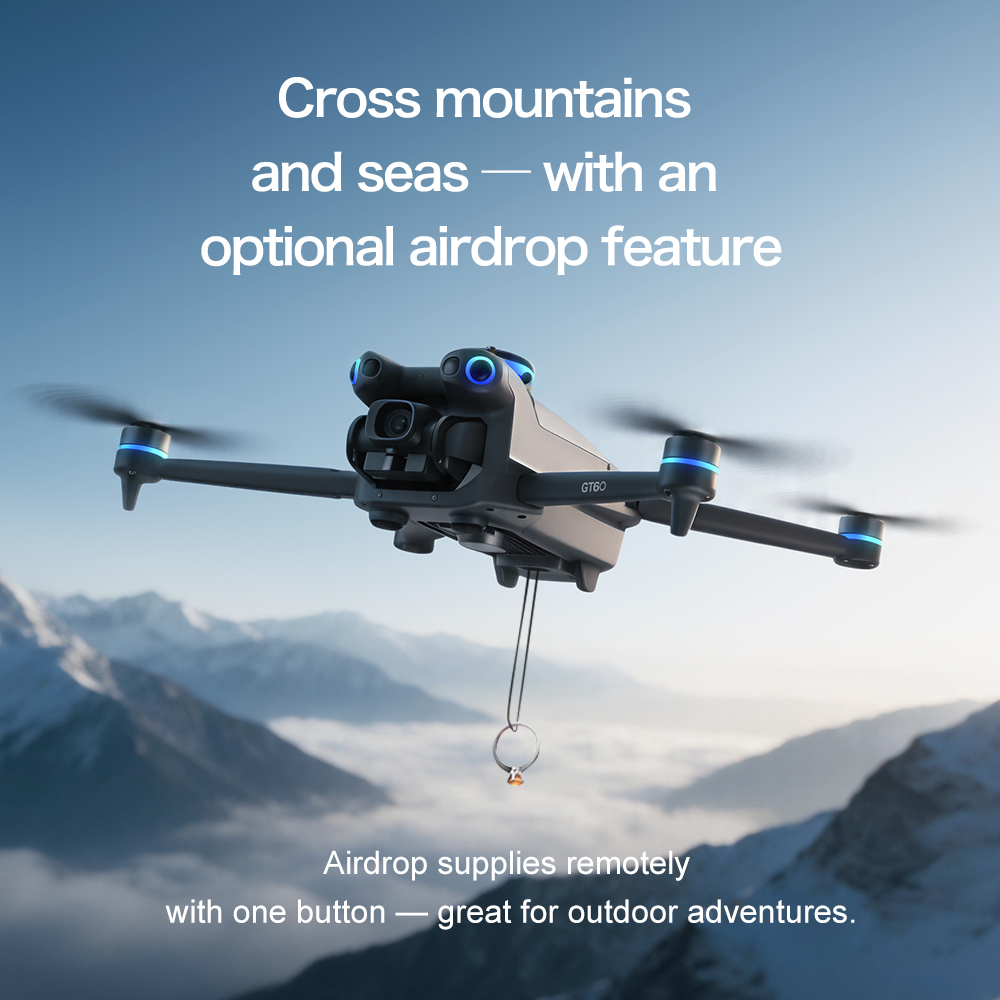 NOWY MINIDRON GT60 Z PODWÓJNYM – Drone Video Production recenzja i cena