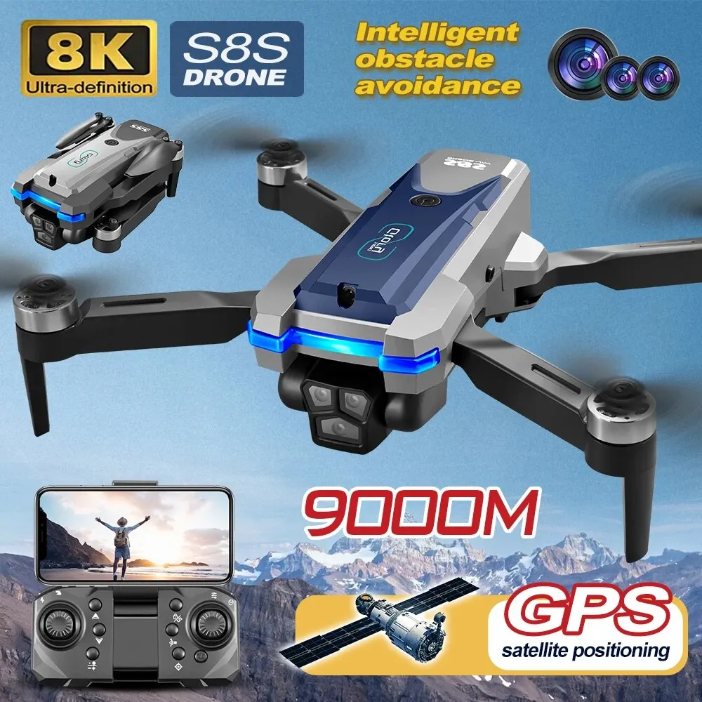 S8S GPS Drone 5G Wifi 8K HD Du – Drone Cinematic recenzja i cena